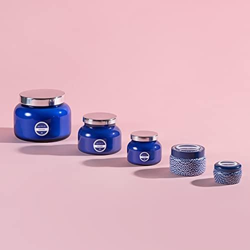 Capri Blue Volcano Scented Candles - Luxury Glass Jar Candles for Home Scented with Tropical Fruit & Sugared Citrus - Soy Wax Blend - Capri Blue Volcano - Black Color (19 oz)