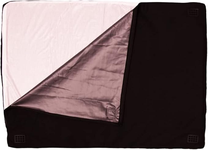 Indoor Outdoor Pet Recovery Dog Bed | Multi Element Extreme Joint Support with Cooling Gel | 100% Water Proof and Machine Washable Cover | Large, Onyx Black
