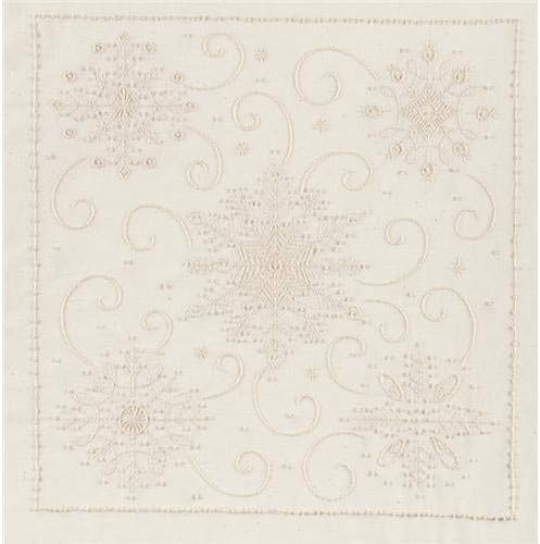 Janlynn Corp. Candlewick Decorative Pillow, Snowflake