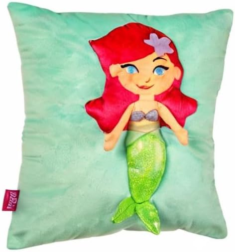 Disney The Little Mermaid Ariel Kids Super Plush Cozy Snuggle (TM) Pillow (100% Officially Licensed Product) by Franco