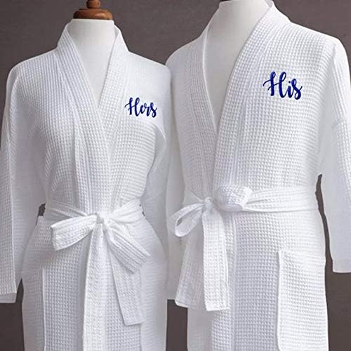 Luxurious Bathrobe for Women - Soft & Absorbent - Lightweigh & Comfort - Long & Kimono - Waffle & Cotton - Hotel/Spa Robe