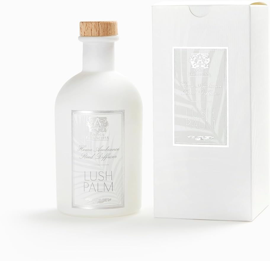 Antica Farmacista Home Ambiance Diffuser - Long-Lasting Reed Scent Diffuser - Luxury Room Freshener Gift - Lush Palm, 8.45 fl oz