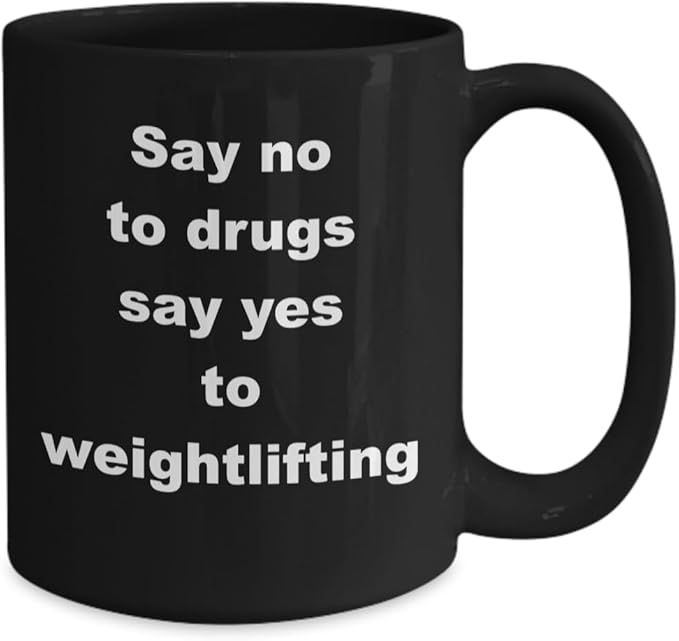 Weightlifting mug, gift for weightlifter, gym lover gift, fitness mug, workout coffee cup, bodybuilder gift, powerlifter present, muscle mug, strength