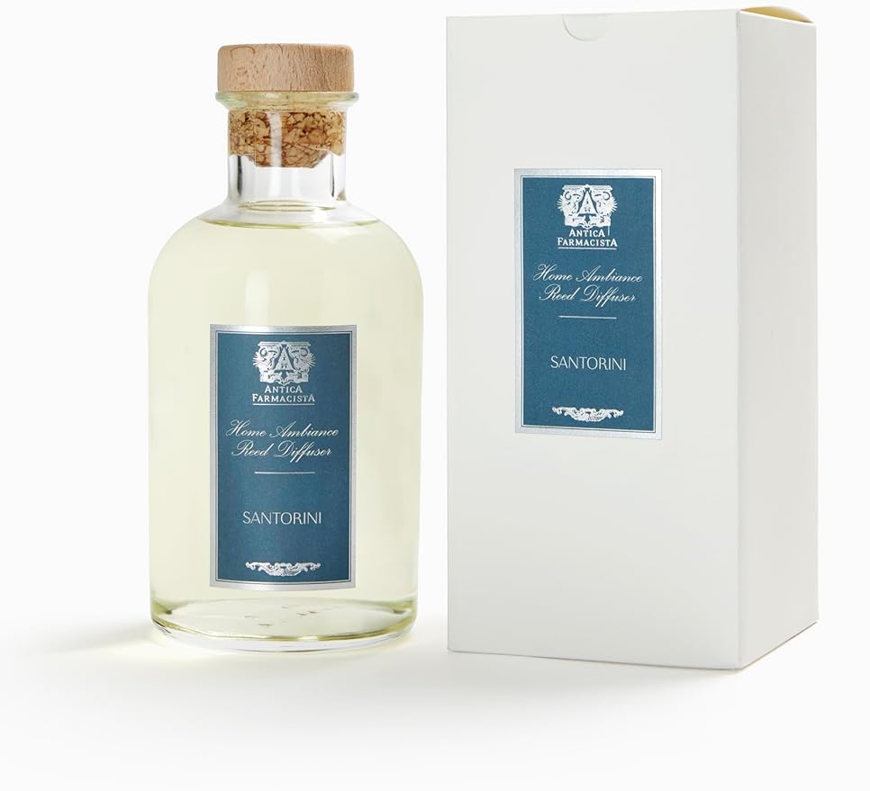 Antica Farmacista Home Ambiance Diffuser - Long-Lasting Reed Scent Diffuser - Luxury Room Freshener Gift - Santorini, 16.9 fl oz