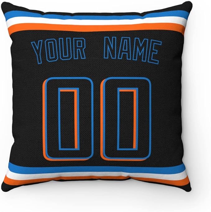 ANTKING Throw Pillow 2 Packs Personalized Custom Any Name and Number for Men Women Boy Gift