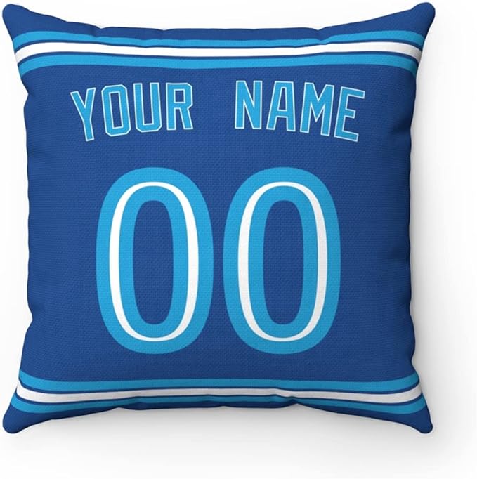ANTKING Throw Pillow 2 Packs Personalized Custom Any Name and Number for Men Women Boy Gift