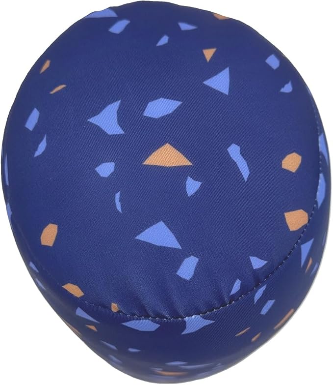 Bookishbunny Microbead Cylinder Bolster Roll Pillow 13" x 7" (ConfettiRoyalBlue)