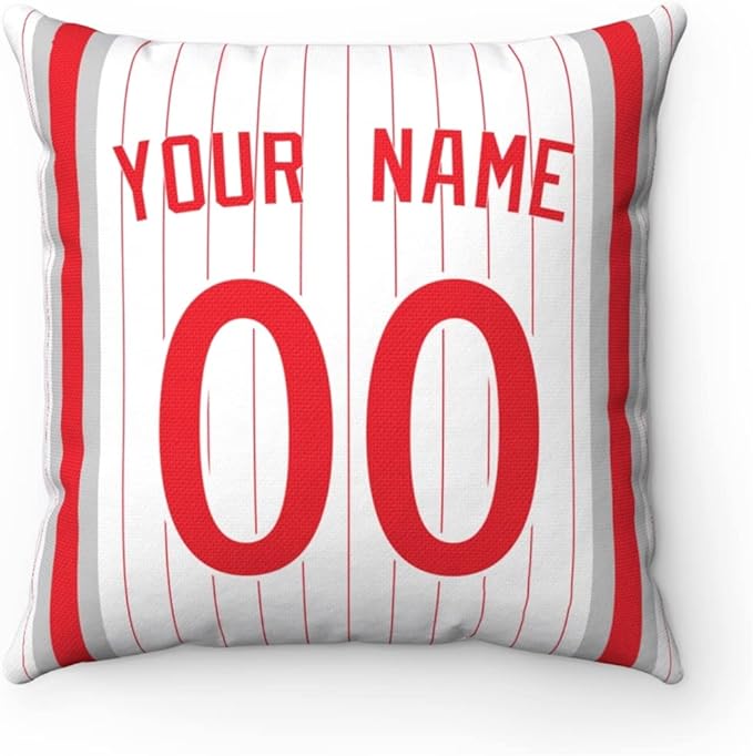 ANTKING Throw Pillow 2 Packs Personalized Custom Any Name and Number for Men Women Boy Gift