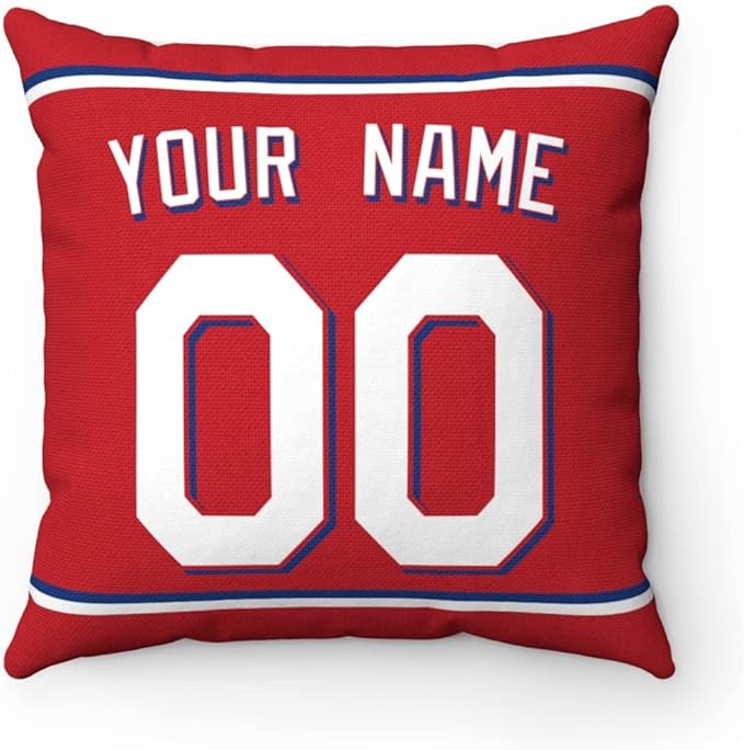 ANTKING Throw Pillow 2 Packs Personalized Custom Any Name and Number for Men Women Boy Gift