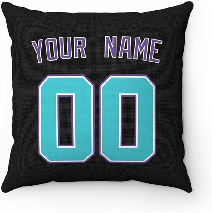 ANTKING Throw Pillow 2 Packs Personalized Custom Any Name and Number for Men Women Boy Gift