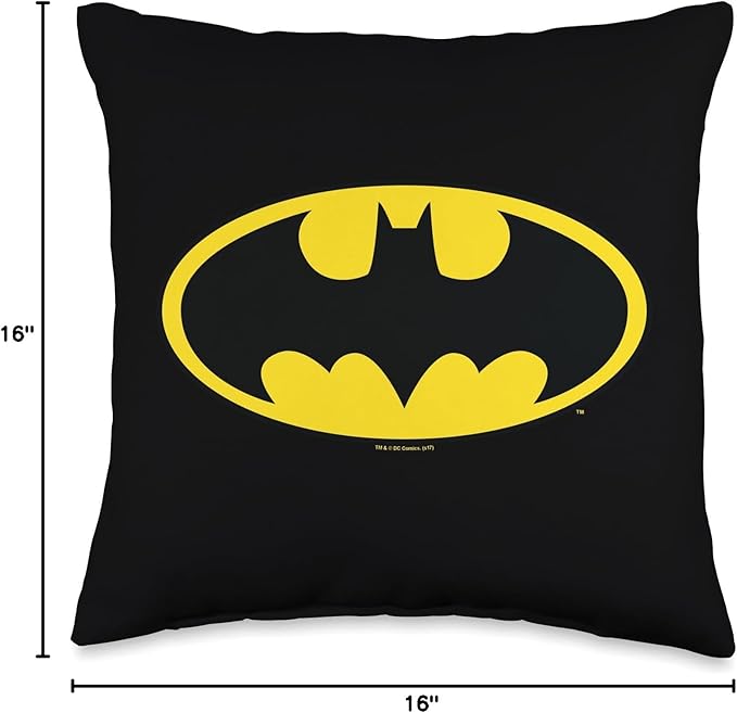 Batman Classic Logo Throw Pillow
