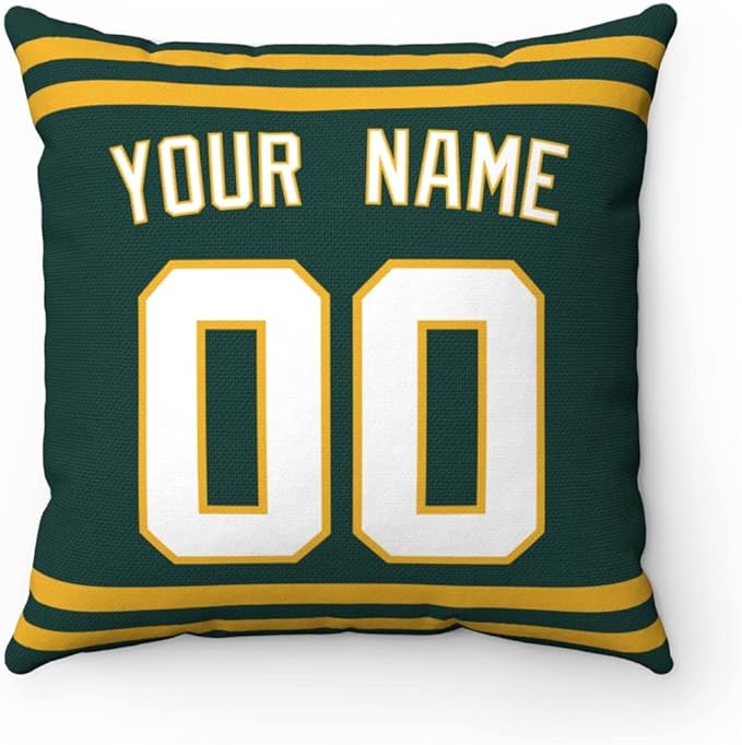 ANTKING Throw Pillow 2 Packs Personalized Custom Any Name and Number for Men Women Boy Gift