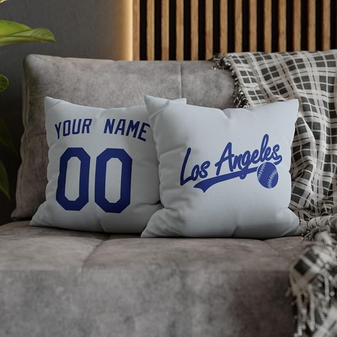 ANTKING Los Angeles Throw Pillow Custom Name and Number for Men Women Boy Personalized Gift