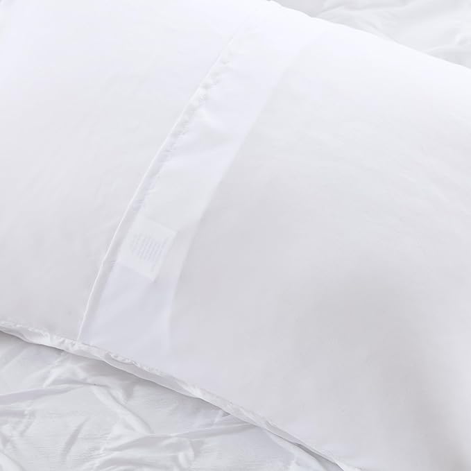 Comfort Spaces Twin/Twin XL Comforter Set for College Ogee Ruched Crinkle Texture Breathable Comforter Set Twin Dorm All Season Lightweight Bedding Set Shabby Chic Décor Pilow White 3 Piece
