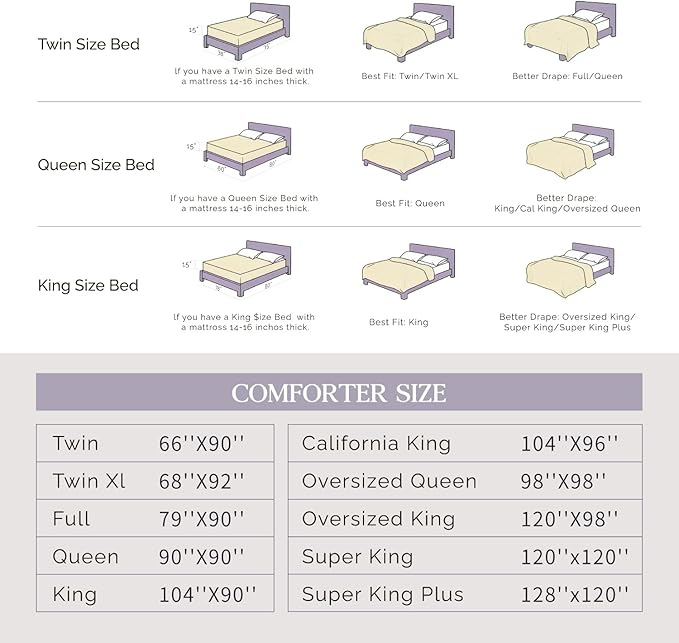 Andency Black Full Size Comforter Set, 3 Pieces Fluffy Solid Bedding Comforters & Sets, All Season Soft Lightweight Microfiber Bed Blanket Set for Kids Teens Boys