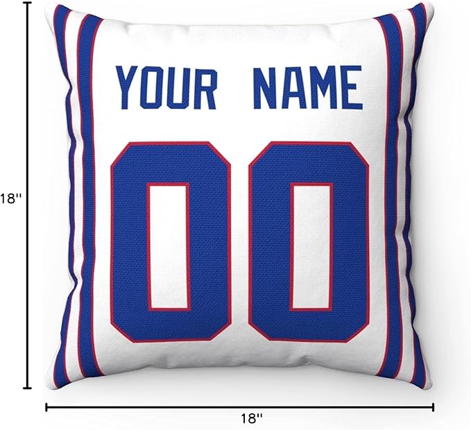 ANTKING Throw Pillow 2 Packs Custom Any Name and Number for Men Women Boy Gift