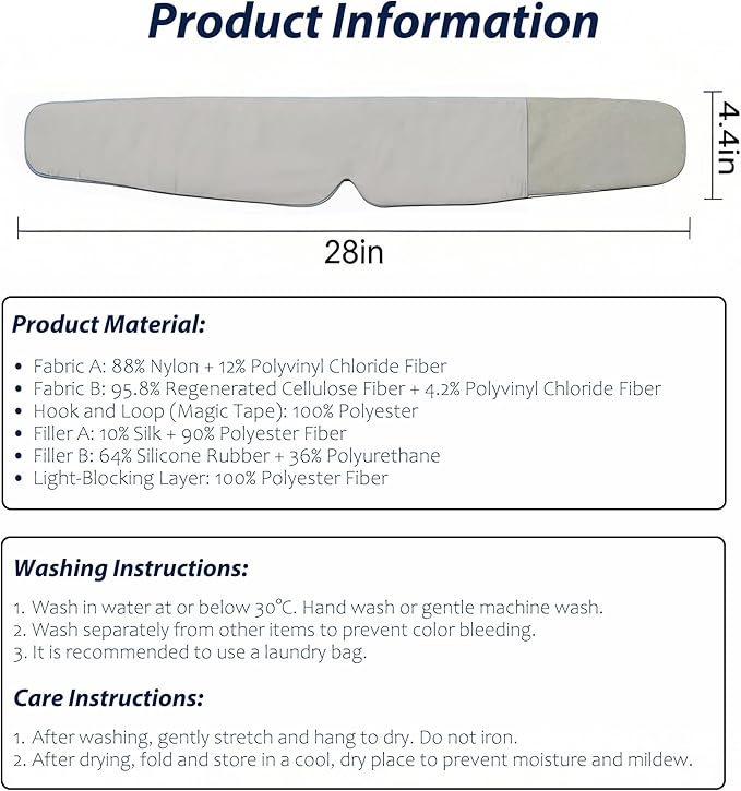 Deep Sleep Eye Mask 3.0 - Adjustable & Light-Blocking with Upgraded Silicone Seal, Dual-Sided Design(Ice-Silk & Wood Fiber), Zero-Pressure & Ultra-Soft for Side Sleepers and Travel (Gray)