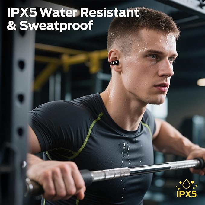 Monster Open Ear AC228 Wireless Headphones, Clip-On Earbuds, Adaptive Comfort, Immersive Audio, Bluetooth 6.0 Open Ear Earphones, 30H Playtime, IPX5 Water Resistant, Black.