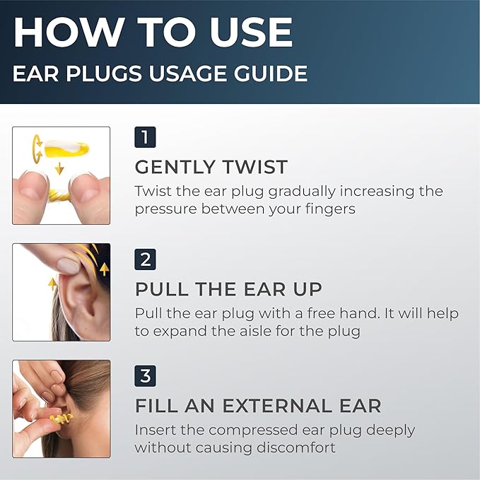 Peace&Quiet PQ Small Ear Plugs for Sleep - 100 Foam Earplugs for Sleeping for Small Ear Canals, Noise Cancelling 32 dB, Sound Blocking, Premium Soft Earplugs for Women and Men