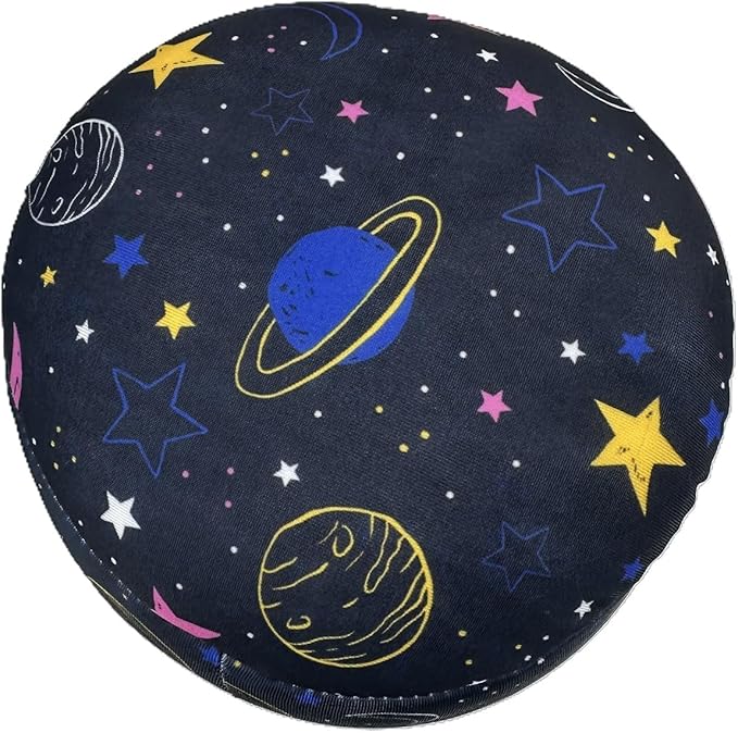 Bookishbunny Microbead Cylinder Bolster Roll Pillow 13" x 7" Various Patterns (Sky)