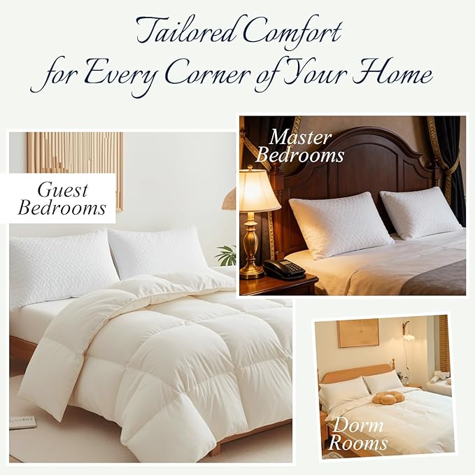 Bed Pillows Cross Cut Memory Foam for Sleeping,Queen Size Bedding Pillow(White), Washable Supportive Pillow for Sleeping, Adjustable Density for Back, Stomach and Side Sleeper