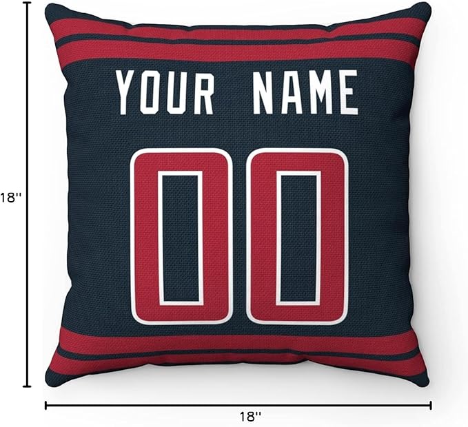 ANTKING Throw Pillow 2 Packs Custom Any Name and Number for Men Women Boy Gift