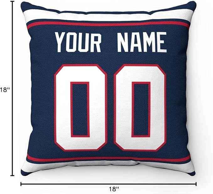 ANTKING Throw Pillow 2 Packs Custom Any Name and Number for Men Women Boy Gift