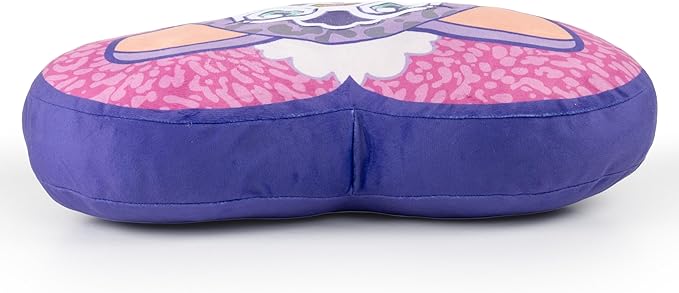 Jay Franco Furby Shaped Decorative Pillow – 17 Inch Kids Ultra-Soft Stuffed Plushie & Cozy Throw Pillow, Official Licensed Product, Purple