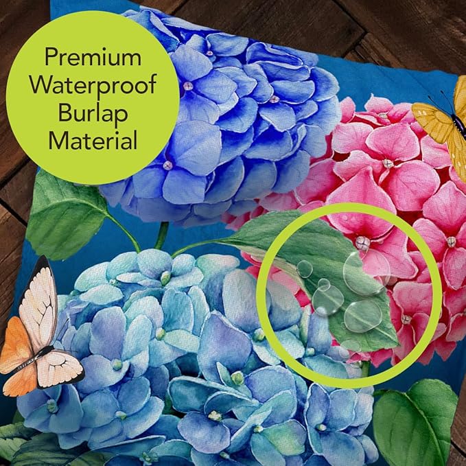 Briarwood Lane Colorful Hydrangeas Pillow