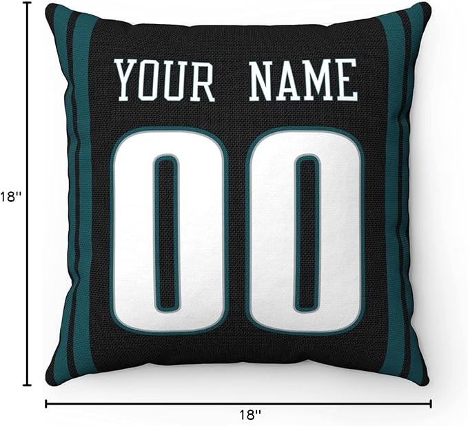 ANTKING Throw Pillow Philadelphia Custom Any Name and Number for Men Women Boy Gift