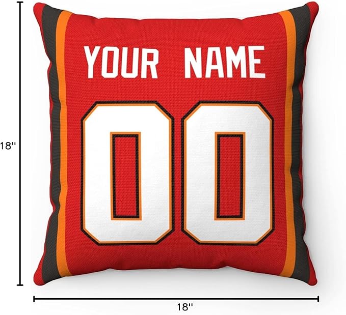 ANTKING Throw Pillow 2 Packs Custom Any Name and Number for Men Women Boy Gift