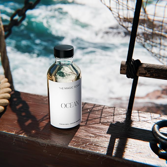 The Magic Scent Ocean Diffuser Oil - Hotel & Home Luxury Scents Inspired by Bali - Oil Scents for Home Designed for Use in All Diffusers - 4 fl oz, 120 mL