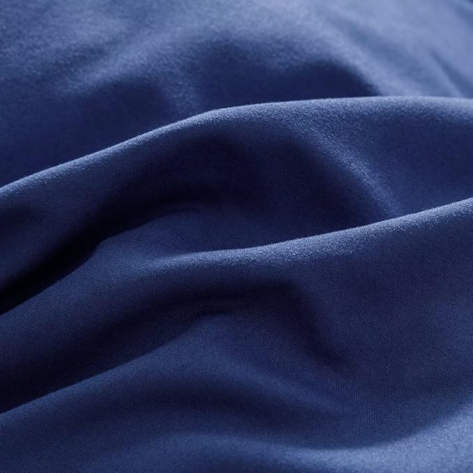 Luxlovery Royal Blue Comforter Set Twin Solid Kids Teens Bedding Set Fluffy Soft Blanket Quilts Modern Stylish Breathbale Bed Set with 2 Pillowcases for Twin Bed