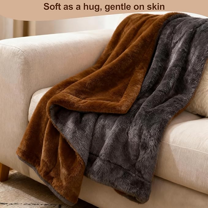 Heated Blanket Queen Size, 84"x90" Electric Heating Soft Dual-Sided Flannel Machine Washable Blanket, 12 Heat Levels & 12 Hours Auto Off, Soft Warm Flannel Blanket, Overheat Protection with ETL & FCC