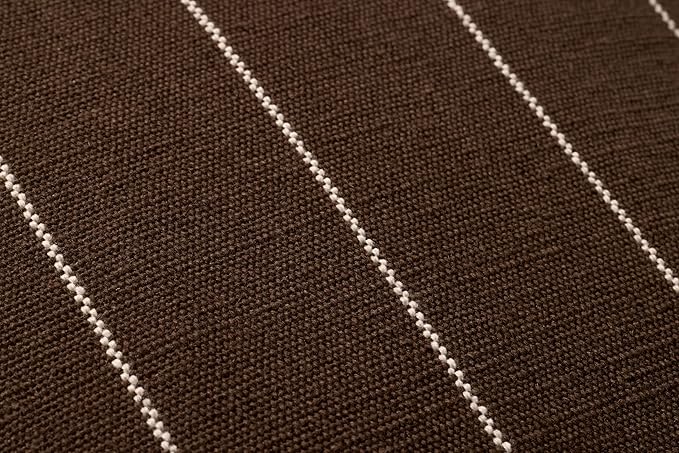 Loloi Amber Lewis Keisha Collection PAL0046 Chocolate/Natural 18'' x 18'' Cover Only Pillow