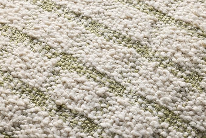 Loloi Magnolia Home by Joanna Gaines Erin Collection PMH0073 Ivory/Green 22'' x 22'' Cover w/Down Pillow