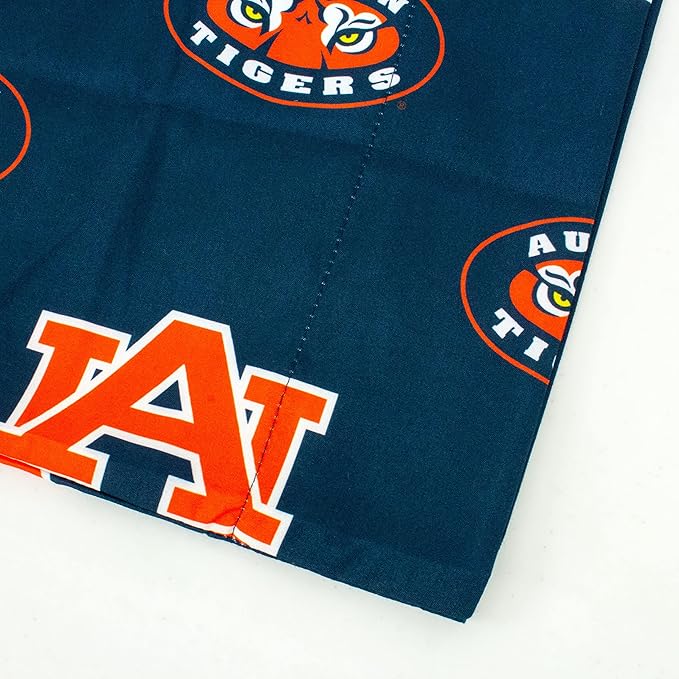 College Covers Everything Comfy Auburn Tigers Pillowcase Pair, King, 20" x 40", Includes 2 King Pillowcases