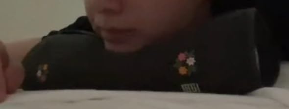 Kpop Jungkook's Favorite Item- Nap Pillow with Traditional Korean Patterns Small and Large Jung kook Photocards Included Weverse Live Nap Pillow (Black-17 inch)