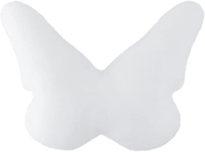 JWH 3D Butterfly Throw Pillow Cover Cute Decorative Accent Pillow Cases Papillon Soft Stuffed Plush Kids Girls Aesthetic Cushion for Farmhouse Bedroom Sofa Couch Bed Car 13x15 Inch Yellow