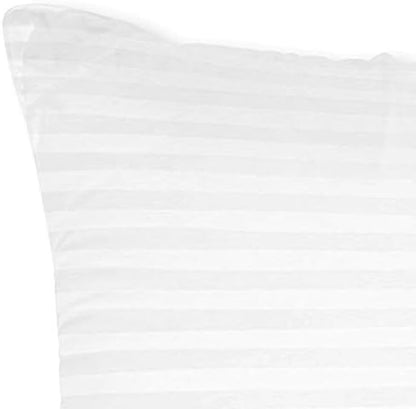 Premium Gel Pillow Loft (Pack of 2) Luxury Plush Soft Bed Pillows for Home + Hotel Collection [Good for Side and Back Sleeper] Cotton Cover Dust Resistant - Standard Size White