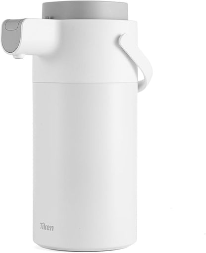 Airpot Coffee Dispenser with Pump - Coffee Carafes for Keeping Hot - Beverage Dispenser - 135oz/4L Thermal Coffee Carafe for Hot Liquids - Stainless Steel Insulated Coffee Thermos Carafe