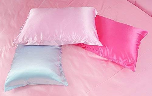 100% Pure Silk Satin Sheet Set 4pcs, Silk Fitted Sheet 15" Deep Pocket Mattress fit,Silk Flat Sheet&Silk Pillowcases Set Cool Soft Silk Sheets|Wrinkle Free Fade Resistant Full XL Peach