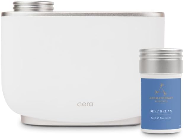 Aera Deep Relax Essential Oil Aromatherapy Home Fragrance Scent Refill - Notes of Chamomile, Vetiver and Sandalwood - Works with The Aera Diffuser