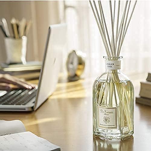 Dr. Vranjes - Ginger Lime 2500 ml Refill + Double Pack of White Sticks (3 Pieces Bundle)- Luxury Home Fragrance, Made in Italy, Main Scent: Fruity, Olfactory Pyramid: Lime, Ginger, White Pepper