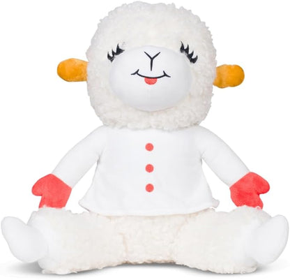 Lamb Chop Nostalgic Spring Easter Cuddle Pillow, Super Soft & Cozy Plush, 14" Tall, (Officially Licensed Product) by Franco Collectibles