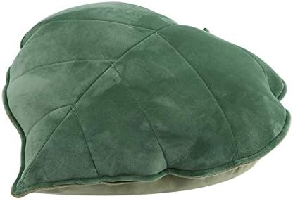 Cyprinus Carpio 3D Leaf Shape Household Pillow Cushion Sofa Lumbar Pillow Household Throw Pillow Decoration 20 * 20 Inch (Green)
