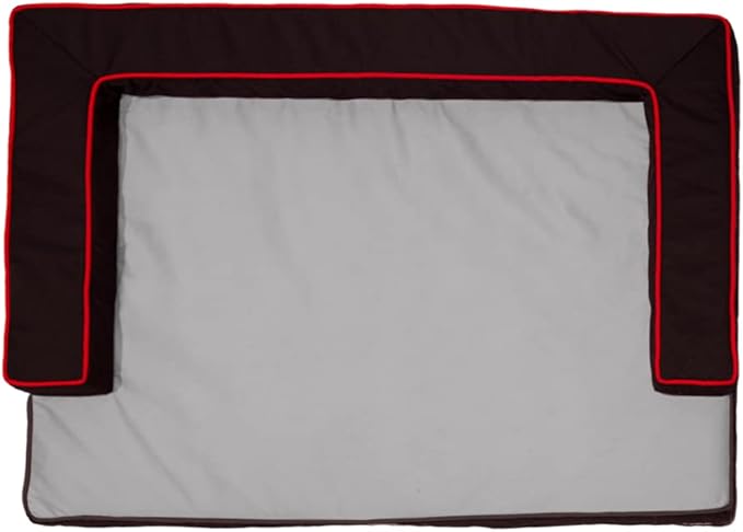 Indoor Outdoor Pet Recovery Dog Bed | Multi Element Extreme Joint Support with Cooling Gel | 100% Water Proof and Machine Washable Cover | Large, Onyx Black