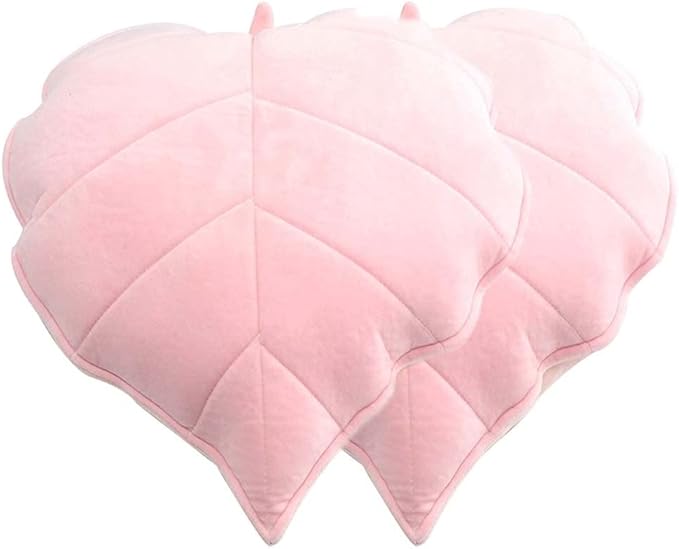 Cyprinus Carpio 3D Leaf Shape Household Pillow Cushion Sofa Lumbar Pillow Household Throw Pillow Decoration Pack of 2