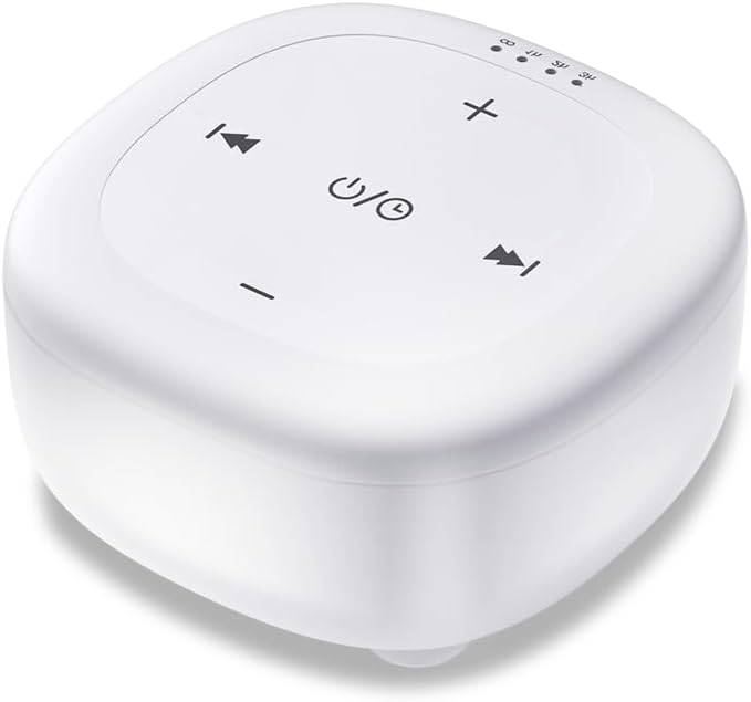 White Noise Sound Machine with 30 Soothing Sounds Brown Noise Sound Machines for Sleep Office Privacy Bedroom 36 Adjustable Volume 4 Timers Memory Function Sleep Sound Machine Adult Elderly Baby Care