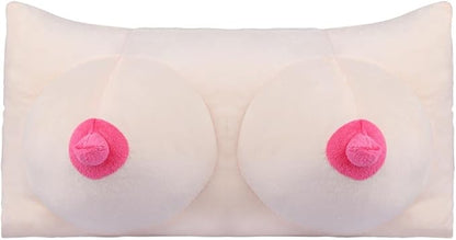 ITODA 3D Boobs Breasts Pillow Cushion, Funny Throw Pillow Home Bedroom Decor Cushion Soft Stuffed Sleep Creative Sleeping Backrest Night Hilarious Gag Gift